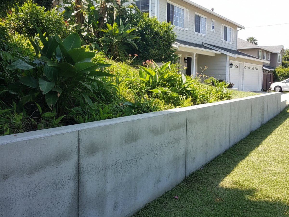 Concrete Sidewalks completed by Sunrise Concrete Company in Springhill, LA